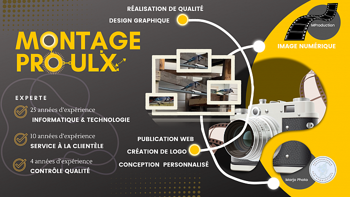 Montage Pro ULX en collaboration avec Marjolaine Proulx Photographie | MProduction |